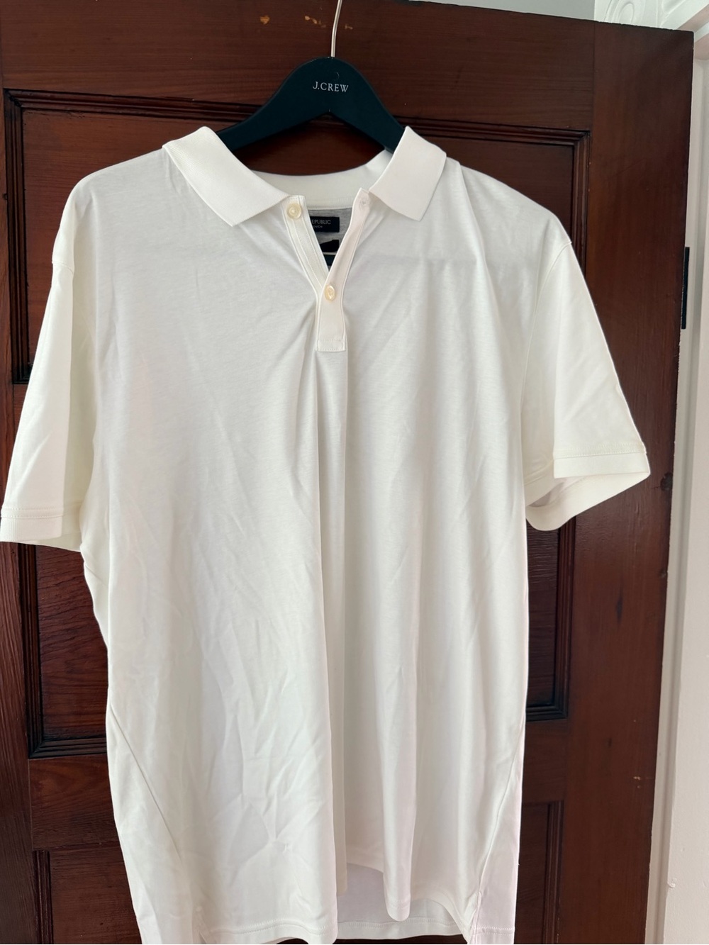 Banana Republic Men's White Luxury Touch Polo Shirt XL